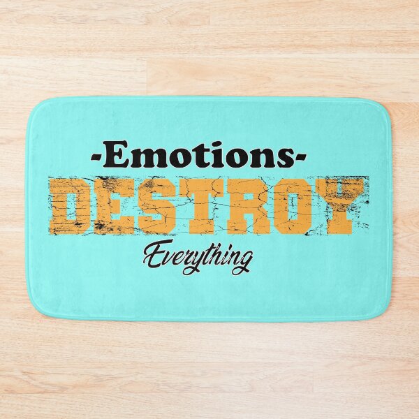 Item preview, Emotions Destroy Everything | Motivation Quote designed and sold by CadDesignerr.