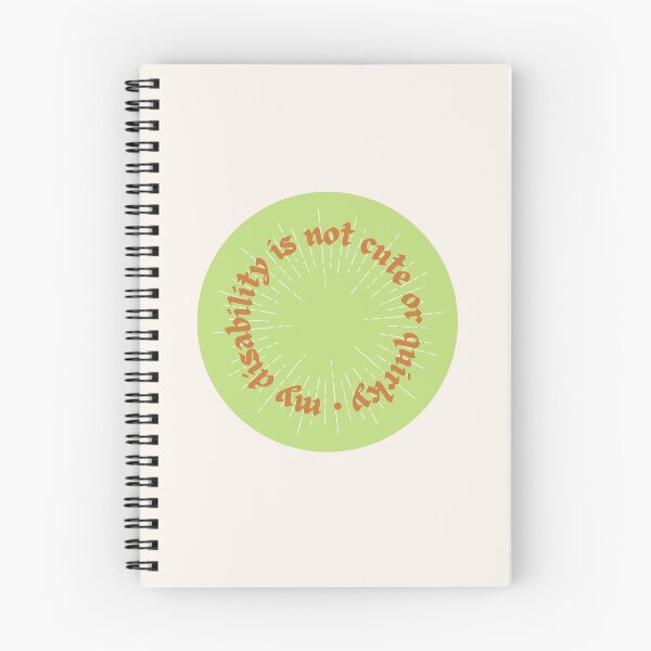 Item preview, My Disability is Not Cute or Quirky | Green Background designed and sold by seraphmars.