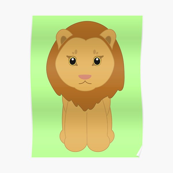 "Lion" Poster for Sale by SamuelRuhland Redbubble