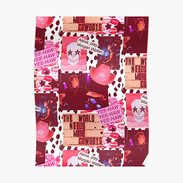 Pink Case Wallens Yee-Haw Poster