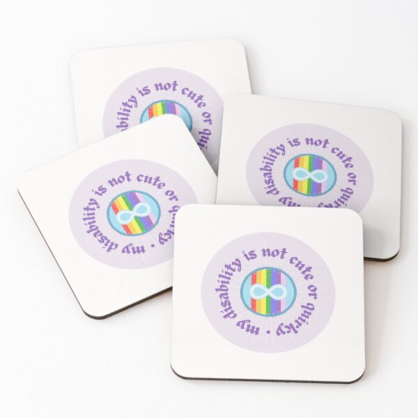 Item preview, My Disability is Not Cute or Quirky | Lavender Background designed and sold by seraphmars.