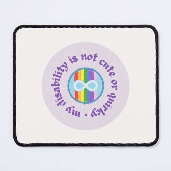 Item preview, My Disability is Not Cute or Quirky | Lavender Background designed and sold by seraphmars.