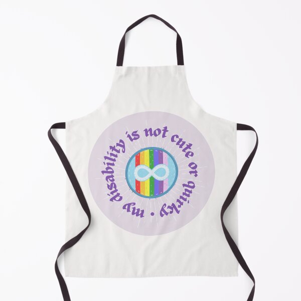 Item preview, My Disability is Not Cute or Quirky | Lavender Background designed and sold by seraphmars.