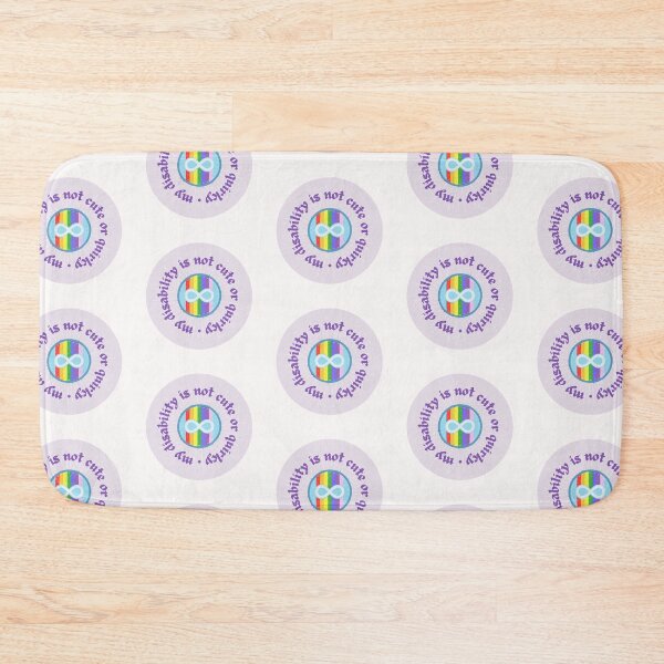 Item preview, My Disability is Not Cute or Quirky | Lavender Background designed and sold by seraphmars.