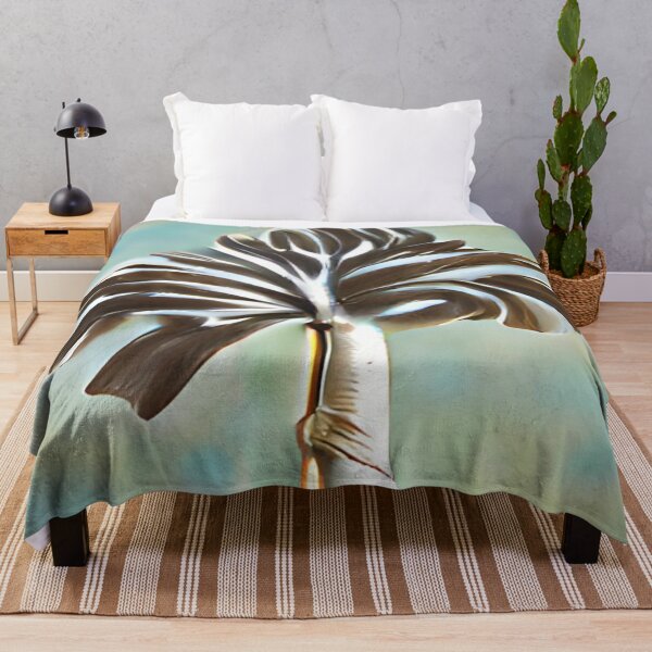 Item preview, royal palm mid-century colorful original art designed and sold by Surrealarts727.