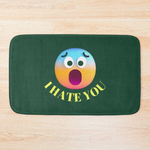 Item preview, fun emoji I Hate You Emoji designed and sold by PrintBro.