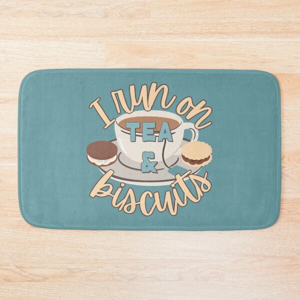 Item preview, I Run On Tea And Biscuits Fun Slogan designed and sold by TrulyEpoque.