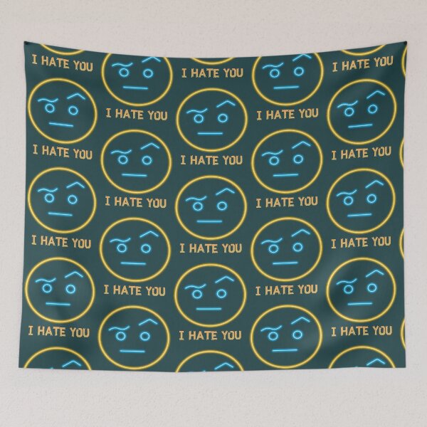 Item preview, I Hate You Emoji  designed and sold by PrintBro.