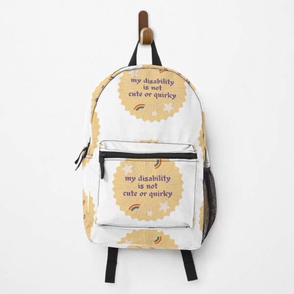 Item preview, My Disability is Not Cute or Quirky | Pastel Yellow Background designed and sold by seraphmars.