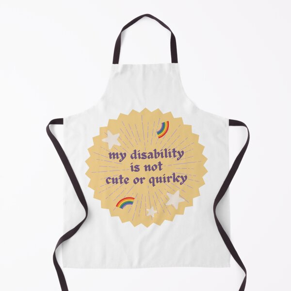 Item preview, My Disability is Not Cute or Quirky | Pastel Yellow Background designed and sold by seraphmars.
