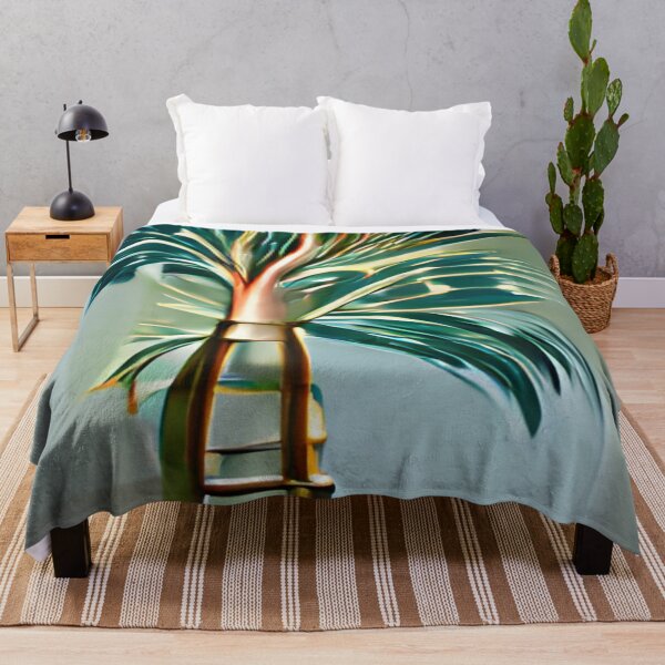 Item preview, royal palm mid-century colorful original art designed and sold by Surrealarts727.