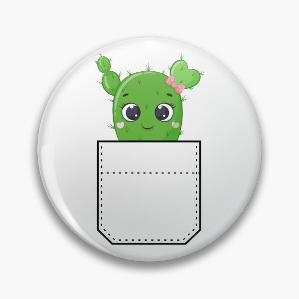 Item preview, Kawaii Pocket Cactus designed and sold by MonkeyBizness.