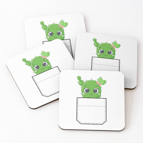 Item preview, Kawaii Pocket Cactus designed and sold by MonkeyBizness.