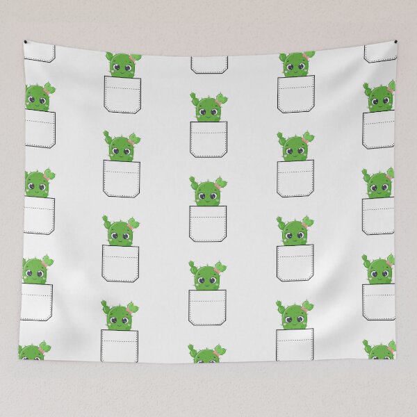 Item preview, Kawaii Pocket Cactus designed and sold by MonkeyBizness.