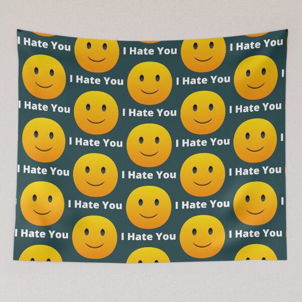 Item preview, I Hate You Emoji  designed and sold by PrintBro.