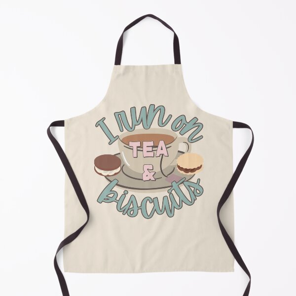 Item preview, Pastel Blue I Run On Tea And Biscuits Fun Slogan designed and sold by TrulyEpoque.