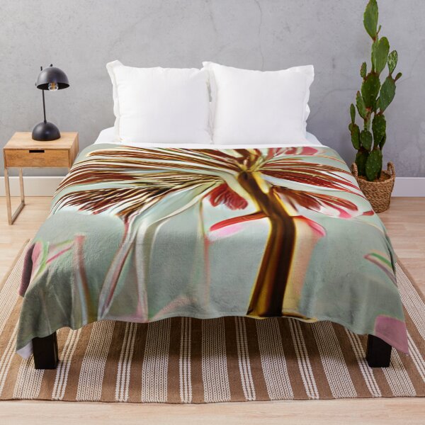 Item preview, royal palm mid-century colorful original art designed and sold by Surrealarts727.