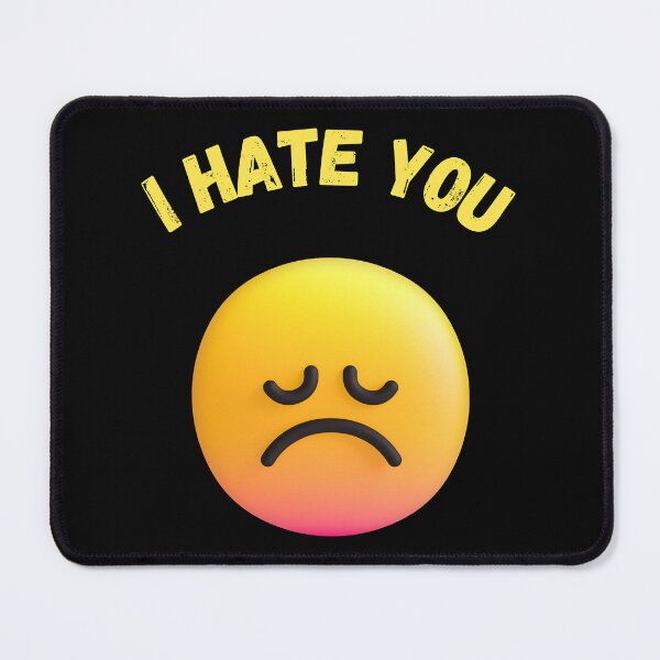 Item preview, I Hate You Emoji designed and sold by PrintBro.