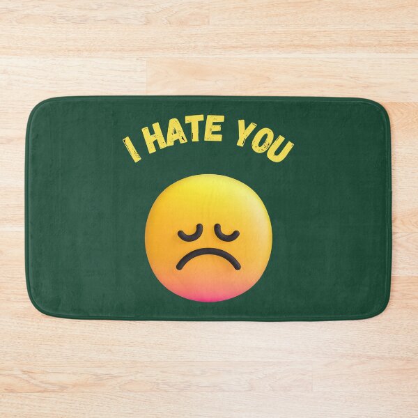 Item preview, I Hate You Emoji  designed and sold by PrintBro.