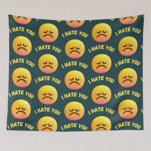 Item preview, I Hate You Emoji  designed and sold by PrintBro.