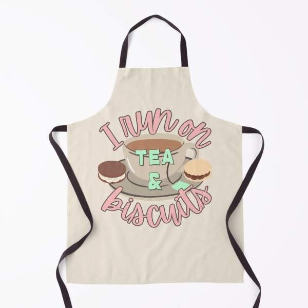 Item preview, Pastel Pink I Run On Tea And Biscuits Fun Slogan designed and sold by TrulyEpoque.