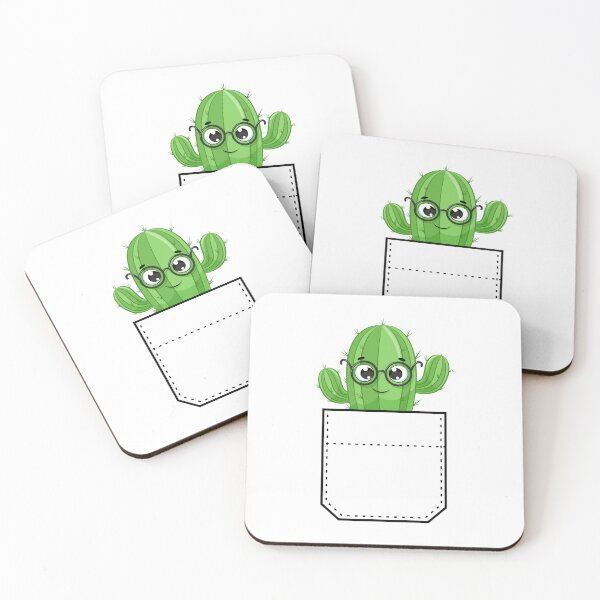 Item preview, Kawaii Pocket Cactus designed and sold by MonkeyBizness.