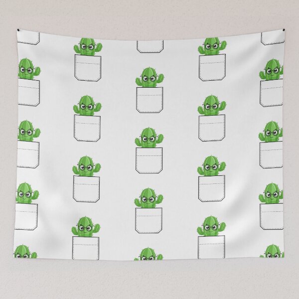 Item preview, Kawaii Pocket Cactus designed and sold by MonkeyBizness.