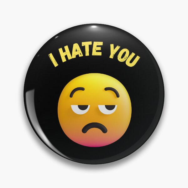 Item preview, I Hate You Emoji  designed and sold by PrintBro.