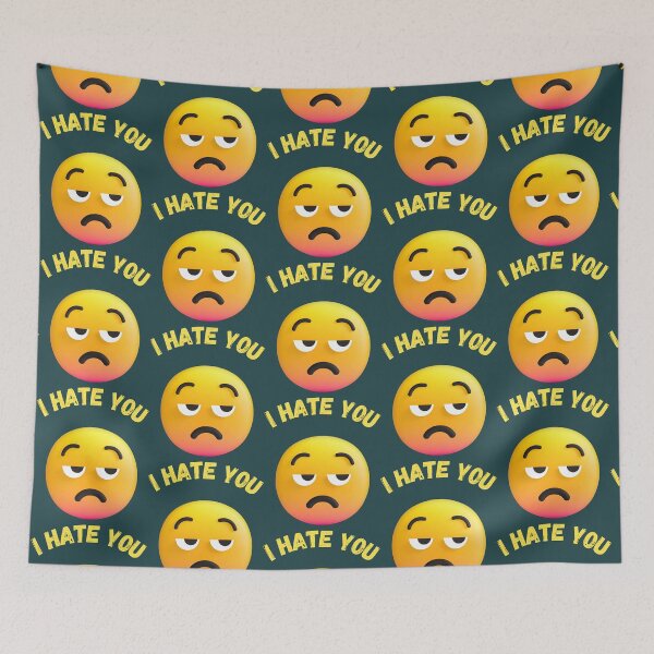 Item preview, I Hate You Emoji  designed and sold by PrintBro.