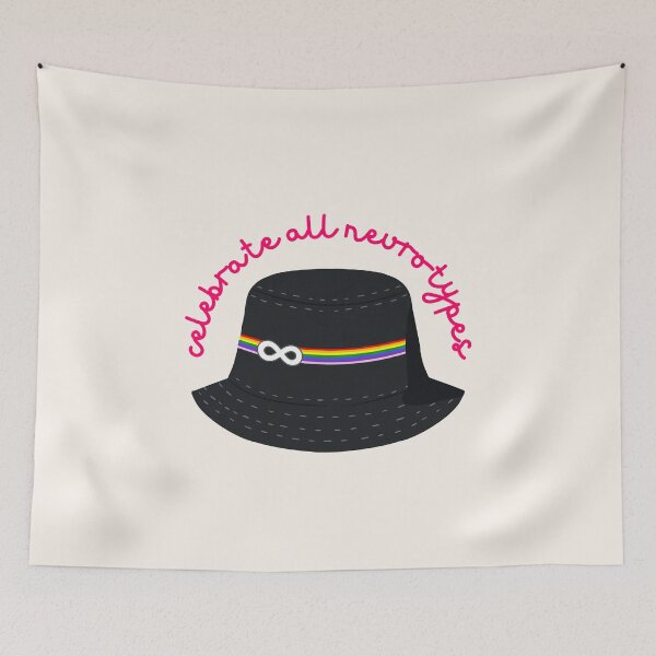 Item preview, Celebrate All Neurotypes | Bucket Hat designed and sold by seraphmars.