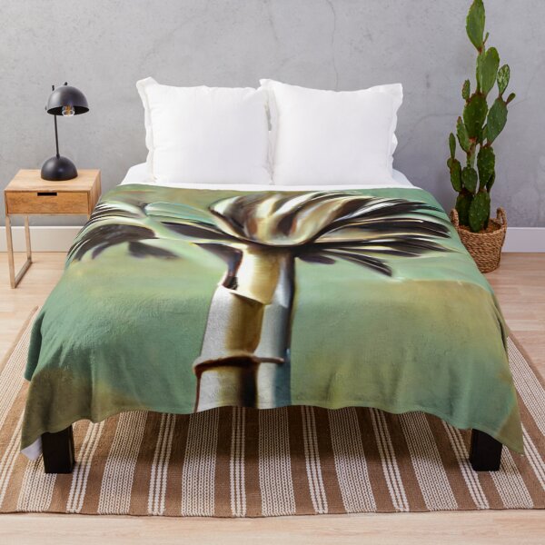 Item preview, royal palm mid-century colorful original art designed and sold by Surrealarts727.