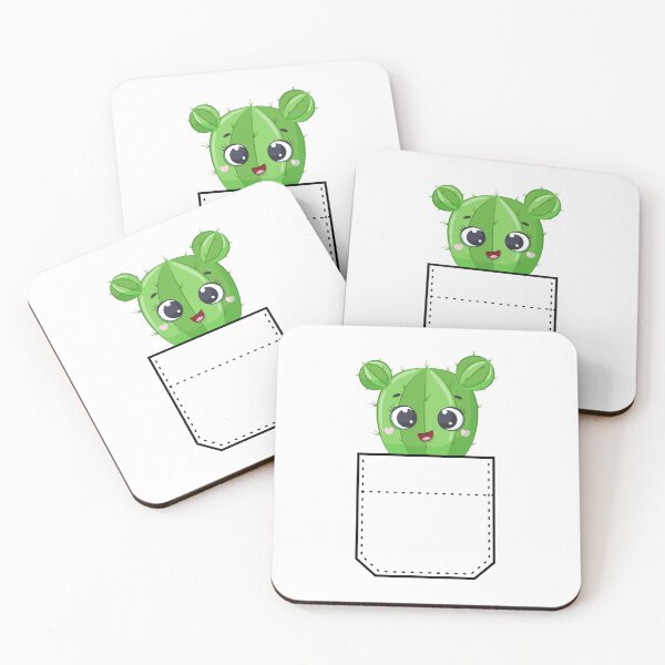 Item preview, Kawaii Pocket Cactus designed and sold by MonkeyBizness.