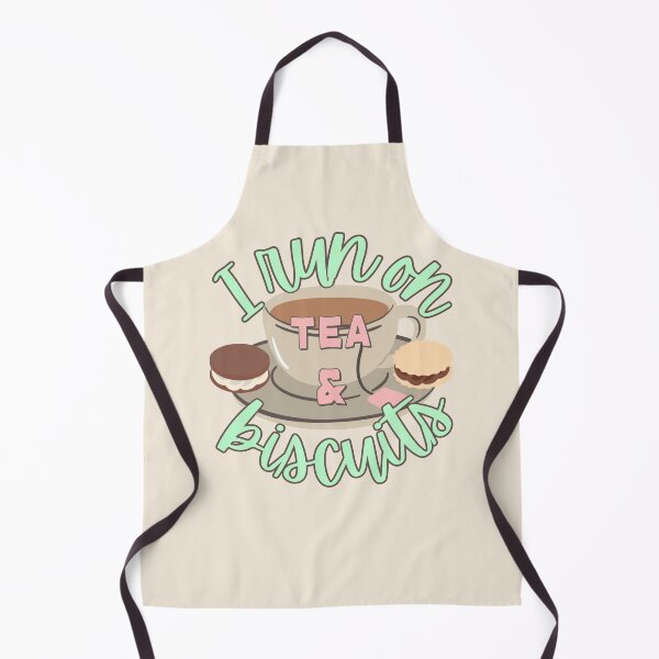 Item preview, Pastel Green I Run On Tea And Biscuits Fun Slogan designed and sold by TrulyEpoque.