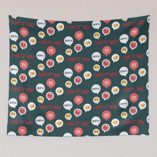 Item preview, I Hate You Emoji  designed and sold by PrintBro.