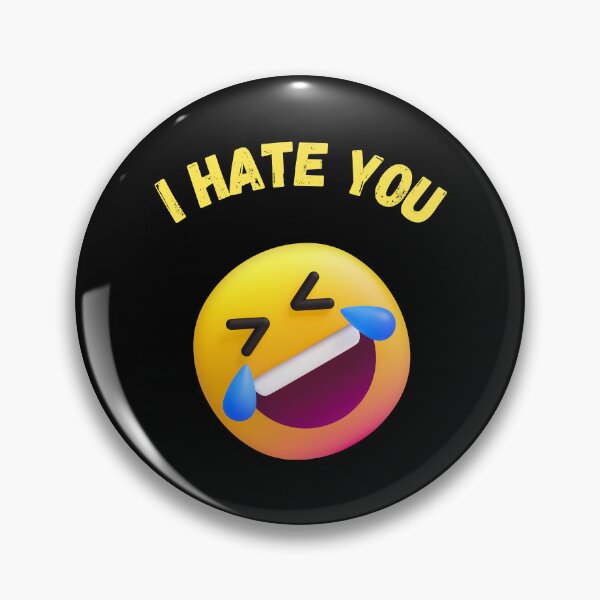 Item preview, I Hate You Emoji  designed and sold by PrintBro.
