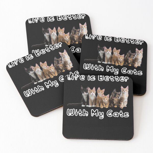 Item preview, Life Is Better With Cats designed and sold by Alice-Stewart.