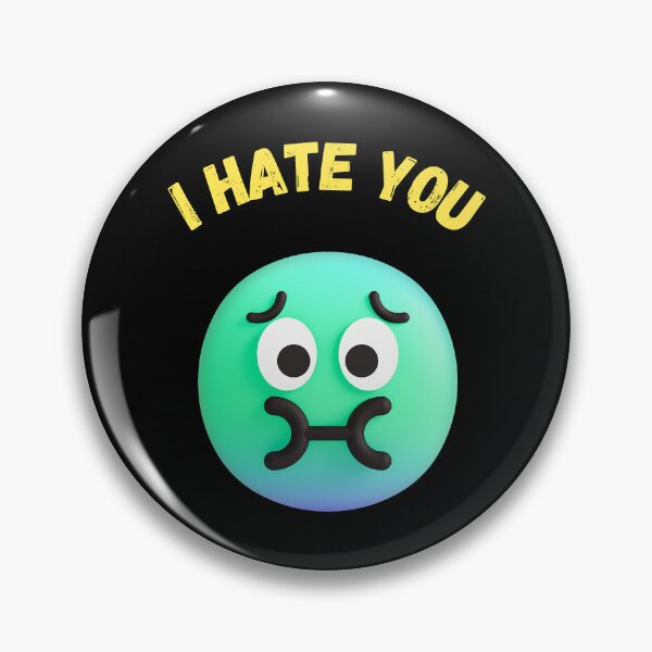 Item preview, I Hate You Emoji  designed and sold by PrintBro.