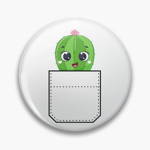 Item preview, Kawaii Pocket Cactus designed and sold by MonkeyBizness.