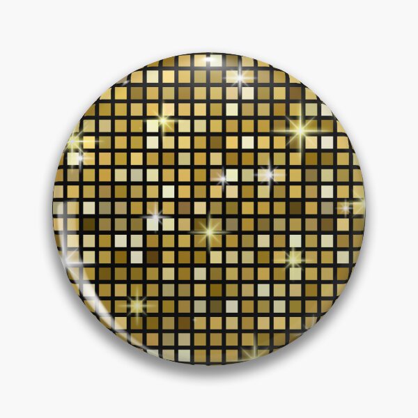 Item preview, Golden Disco Ball Pattern For Disco Lovers And Disco Music Lovers - Disco Ball Pattern designed and sold by Funwithmusic.
