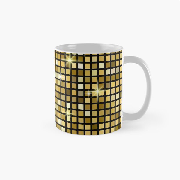 Item preview, Golden Disco Ball Pattern For Disco Lovers And Disco Music Lovers - Disco Ball Pattern designed and sold by Funwithmusic.