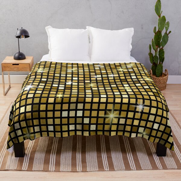 Item preview, Golden Disco Ball Pattern For Disco Lovers And Disco Music Lovers - Disco Ball Pattern designed and sold by Funwithmusic.