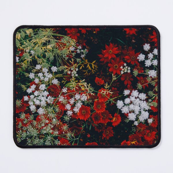 Item preview, Red and white flowers designed and sold by InHerits.