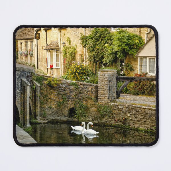 Item preview, Two Swans Castle Combe UK designed and sold by hermosaman.