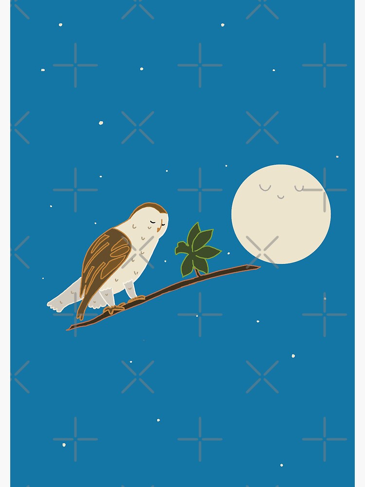 Imagen 3 de 3, Cuaderno con la obra Lechuza dormida, diseñada y vendida por LilyHofmann.