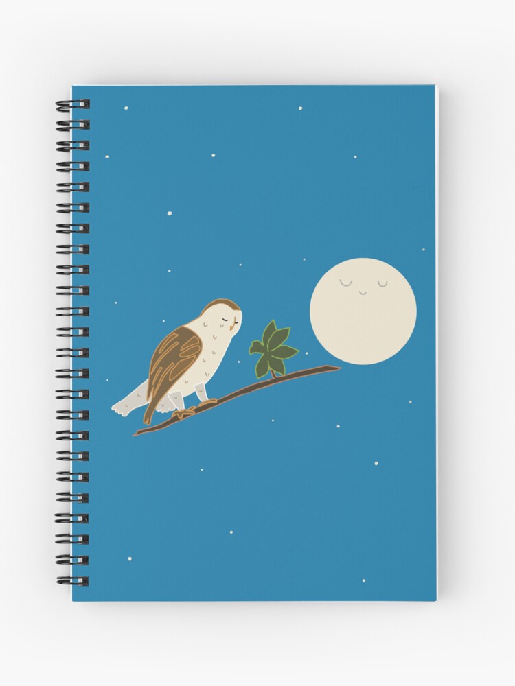 Imagen 1 de 3, Cuaderno con la obra Lechuza dormida, diseñada y vendida por LilyHofmann.