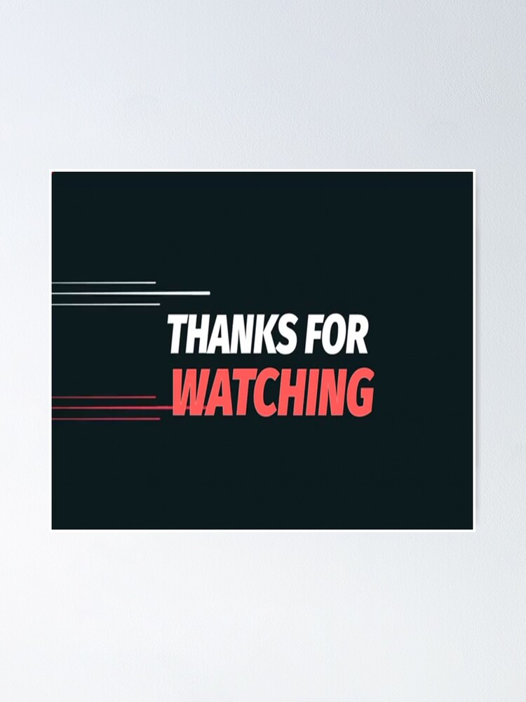 Thanks for watching Stickers - Free social media Stickers