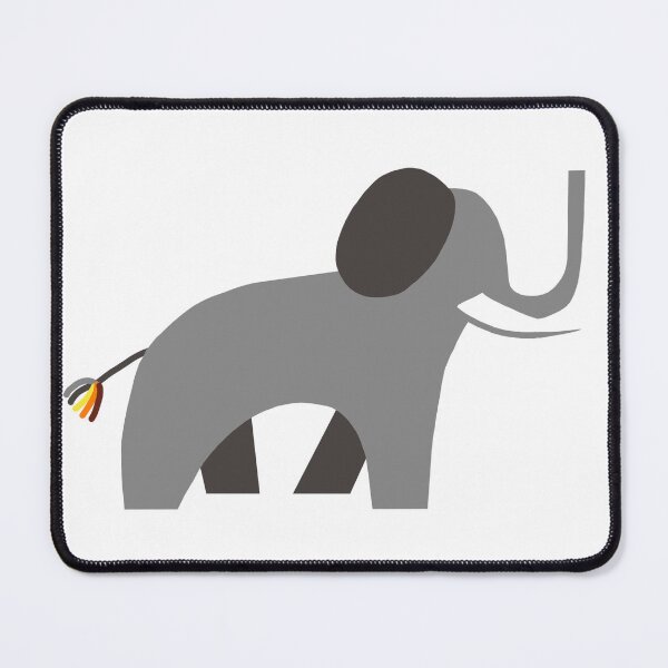 Item preview, Stylized elephant designed and sold by Azyrielle.