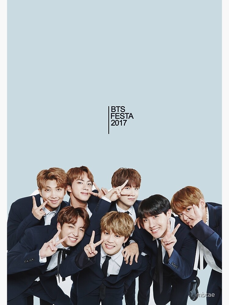 Bts Festa 17 Greeting Card By Mbtae Redbubble