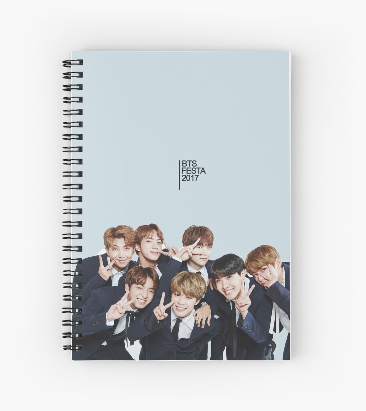Cuaderno de espiral «BTS - festa 2017» de mbtae | Redbubble