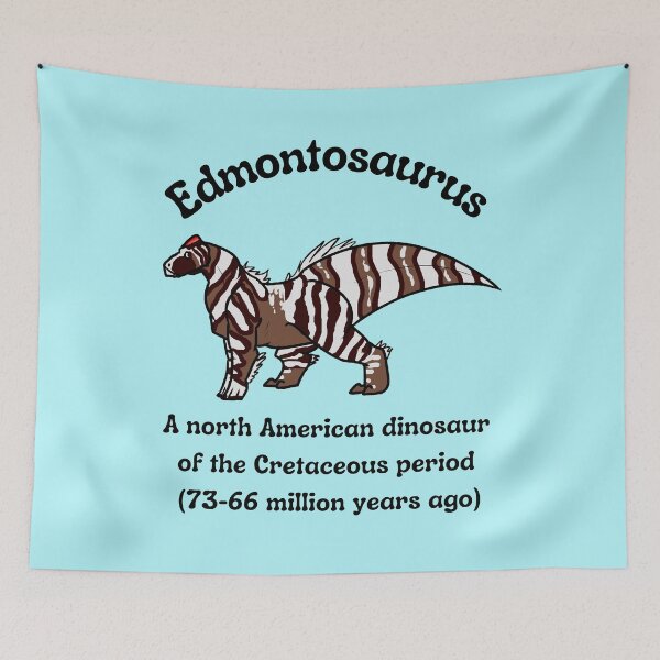 Item preview, Edmontosaurus, dinosaur, cretaceous, dino lovers, paleo art designed and sold by allycat57.